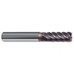 5/8" Dia. - 3-1/2" OAL - 45° Helix Firex Carbide End Mill - 6 FL - Industrial Tool & Supply