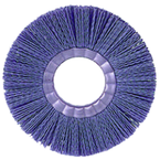 4" Diameter - Heavy Duty Narrow Face Wheel - 0.026/120 Grit - 5/8-1/2" Arbor - Industrial Tool & Supply