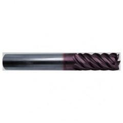 3/8" Dia. - 2-1/2" OAL - 6 FL Variable Helix Firex Carbide End Mill - Industrial Tool & Supply