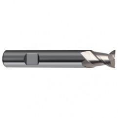 10mm Dia. - 66mm OAL - 45° Helix Bright Carbide End Mill - 2 FL - Industrial Tool & Supply