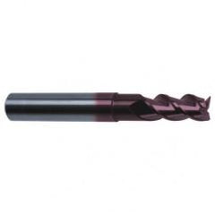 3/8" Dia. - 3" OAL - 45° Helix Firex Carbide End Mill - 3 FL - Industrial Tool & Supply