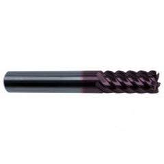 5/16" Dia. - 2-1/2" OAL - 45° Helix Firex Carbide End Mill - 6 FL - Industrial Tool & Supply