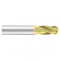 13/32 x 1 x 2-3/4 4 Flute Ball Nose  End Mill- Series 3200SD - Industrial Tool & Supply
