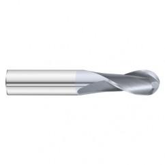 3/4 x 1-1/2 x 4 2 Flute Ball Nose  End Mill- Series 3215SD - Industrial Tool & Supply
