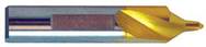 #16 x 2-1/2 OAL 60° HSS Combined Drill & Countersink-TiN Coated - Industrial Tool & Supply