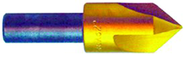 3/4 90° 3 Flute High Speed Steel Countersink-TiN - Industrial Tool & Supply