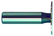 1/2" Dia. - HSS - Woodruff Slotting Shank Type Cutter - Industrial Tool & Supply