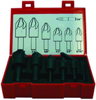 7 Pc Set-82° 6 Flute Countersinks - Industrial Tool & Supply