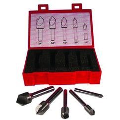 5 PC SET 82D 1FL CARB CSINK - Industrial Tool & Supply
