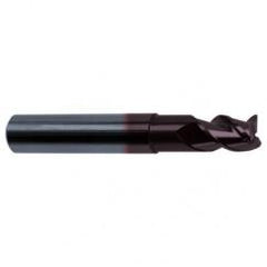9mm Dia. - 66mm OAL - 45° Helix Firex Carbide End Mill - 3 FL - Industrial Tool & Supply