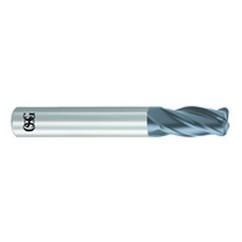 3/32" Dia. - 1-1/2" OAL - .010 CR-Solid Carbide - HP End Mill-4 FL - Industrial Tool & Supply