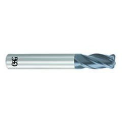 3/32" Dia. - 1-1/2" OAL - .010 CR-Solid Carbide - HP End Mill-4 FL - Industrial Tool & Supply