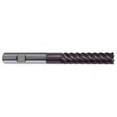 8mm Dia. - 100mm OAL - 45° Helix Firex Carbide End Mill - 6 FL - Industrial Tool & Supply
