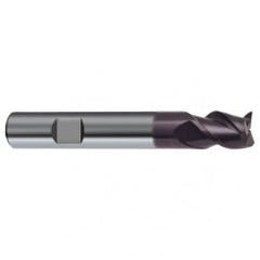 8mm Dia. - 58mm OAL - 45° Helix Firex Carbide End Mill - 3 FL - Industrial Tool & Supply