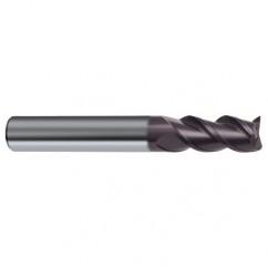 4mm Dia. - 50mm OAL - 45° Helix Firex Carbide End Mill - 3 FL - Industrial Tool & Supply