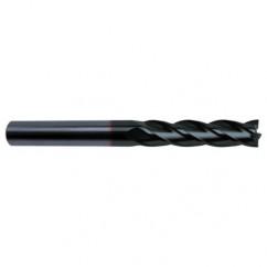 3/16" Dia. - 3" OAL - 4 FL 30 Helix Super-A Carbide End Mill - Industrial Tool & Supply