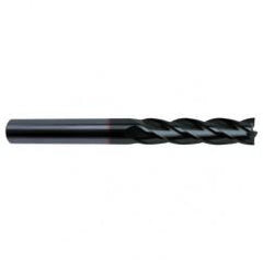 3/16" Dia. - 3" OAL - 4 FL 30 Helix Super-A Carbide End Mill - Industrial Tool & Supply
