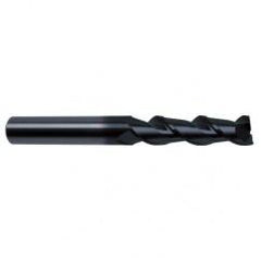 3/8" Dia. - 3" OAL - 45° Helix Super-A Carbide End Mill - 2 FL - Industrial Tool & Supply