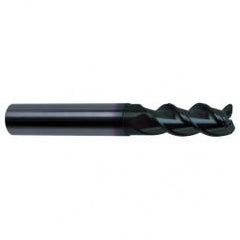 1/4" Dia. - 3" OAL - 45° Helix Super-A Carbide End Mill - 3 FL - Industrial Tool & Supply