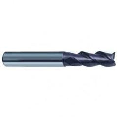 3.7mm Dia. - 57mm OAL - 3 FL Variable Helix Firex Carbide End Mill - Industrial Tool & Supply