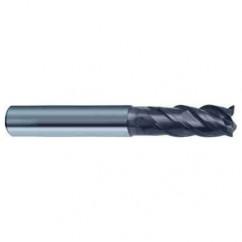 8mm Dia. - 63mm OAL - 4 FL Variable Helix TiAlN Carbide End Mill - Industrial Tool & Supply