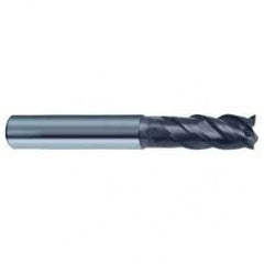 8mm Dia. - 63mm OAL - 4 FL Variable Helix TiAlN Carbide End Mill - Industrial Tool & Supply