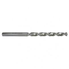3.3mm Dia. - HSS Parabolic Taper Length Drill-130° Point-Coolant-Bright - Industrial Tool & Supply
