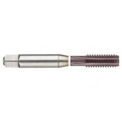 6-32 Dia. - 2B - 3 FL - Cobalt Straight Flute Semi-Bott White Ring Tap - Firex - - Industrial Tool & Supply