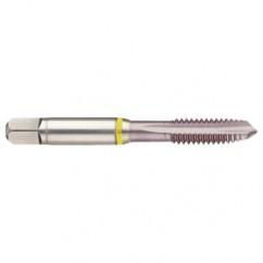 16193 2B 3-Flute Cobalt Yellow Ring Spiral Point Plug Tap-MolyGlide - Industrial Tool & Supply