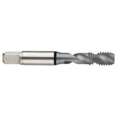 3/8-24 2B 2-Flute Cobalt Black Ring Semi-Bottoming 45 degree Spiral Flute Tap-MolyGlide - Industrial Tool & Supply