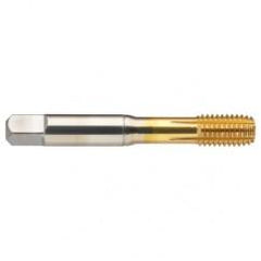 43832 H7 4-Flute Cobalt Green Ring Spiral Point Plug Tap-TiN - Industrial Tool & Supply