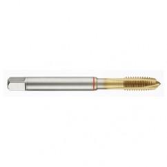 14732 2B 3-Flute PM Cobalt Red Ring Spiral Point Plug Tap-TiN - Industrial Tool & Supply