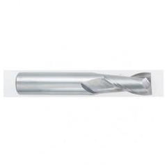 12mm Dia. x 76mm Overall Length 2-Flute Square End Solid Carbide SE End Mill-Round Shank-Center Cutting-TiALN - Industrial Tool & Supply
