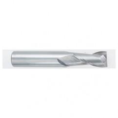 6mm Dia. x 64mm Overall Length 2-Flute Square End Solid Carbide SE End Mill-Round Shank-Center Cutting-TiALN - Industrial Tool & Supply