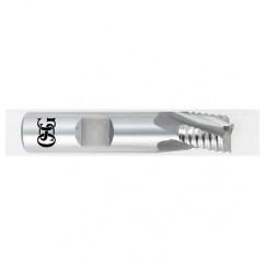 1 x 1 x 1 x 3-1/2 3 Fl HSS-CO Roughing Center Cutting End Mill -  Bright - Industrial Tool & Supply