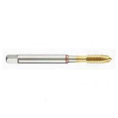 M3x0.50 6H 3-Flute Cobalt Red Ring Spiral Point Plug Tap-TiN - Industrial Tool & Supply