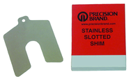 2X2 .003 SLOTTED SHIM PACK OF 20 - Industrial Tool & Supply