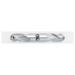 3/8" Dia. - 2-1/2" OAL - Bright CBD - Double - Ball Nose SE EM - 3 FL - Industrial Tool & Supply