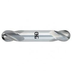 1/32" Dia. - 1-1/2" OAL - Bright CBD - Double - Ball Nose SE EM - 4 FL - Industrial Tool & Supply