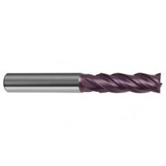 1" Dia. - 5" OAL - 4 FL Variable Helix Firex Carbide End Mill - Industrial Tool & Supply
