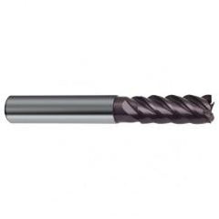 3/8" Dia. - 2-1/2" OAL - 5 FL Variable Helix Firex Carbide End Mill - Industrial Tool & Supply