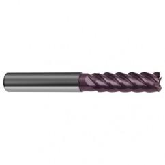 1/4" Dia. - 3-1/4" OAL - 5 FL Variable Helix Firex Carbide End Mill - Industrial Tool & Supply