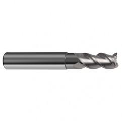 3/8" Dia. - 2-1/2" OAL - 3 FL Variable Helix Bright Carbide End Mill - Industrial Tool & Supply