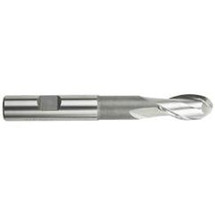 1/2" Dia. - 4" OAL; HSS-TiN - Ball Nose Extension SE EM - 2 FL - Industrial Tool & Supply