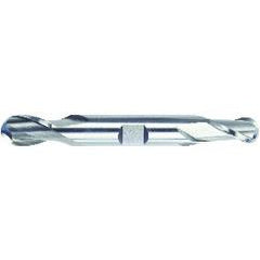 9/32 Dia. - 3-3/8 OAL - HSS - Bright - Ball Nose DE EM-2 FL - Industrial Tool & Supply