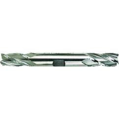 7/8'' Dia. - 6-1/8'' OAL - Uncoated HSS - Center Cut DE EM-4 FL - Industrial Tool & Supply