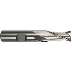 1 Dia. x 4-1/8 Overall Length 2-Flute Square End M-42 Cobalt SE End Mill-Round Shank-Center Cut-Uncoated - Industrial Tool & Supply