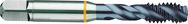 9/16-18 H3 3-Flute HSS-E Semi-Bottoming 40 degree Spiral Flute Tap-TiCN - Industrial Tool & Supply