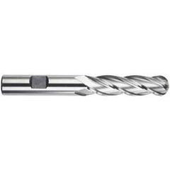 5/16" Dia. - 3-1/8" OAL - HSS-TiN - Ball Nose SE EM - 4 FL - Industrial Tool & Supply