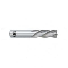 1/4 Dia. x 2-1/2 Overall Length 4-Flute Square End Solid Carbide SE End Mill-Round Shank-Center Cutting-Uncoated - Industrial Tool & Supply